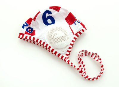 Junior vaterpolska kapica - bijela